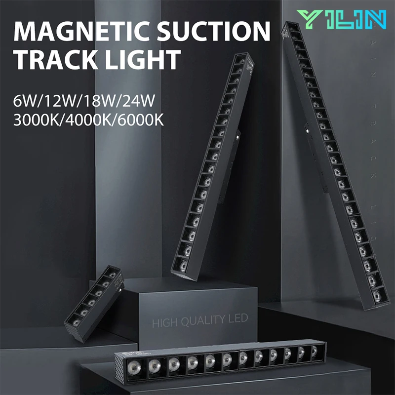 Outdoor Lighting Track - LED Magnetic Track Light ฝัง 48V