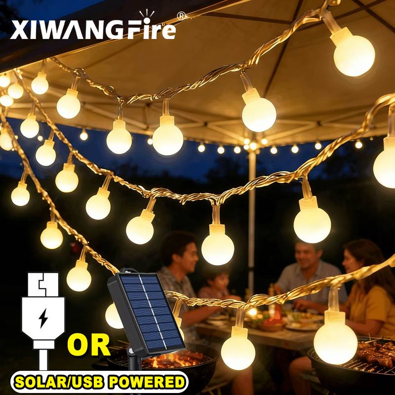 ไฟประดับโซลาร์เซลล์/USB/แบตเตอ - Outdoor Lighting Waterproof บทวิจารณ์และราคา