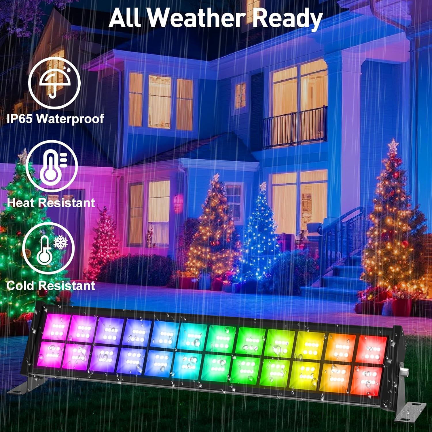 ไฟสปอตไลท์ LED RGB 50/72W พร้อ - Outdoor Lighting Uk บทวิจารณ์และราคา