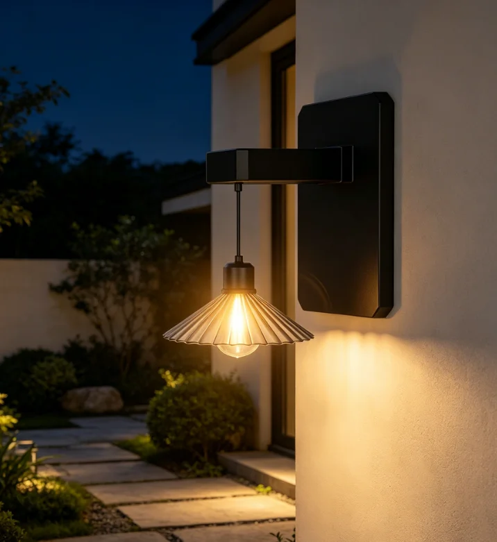 โคมไฟติดผนังโซลาร์เซลล์กลางแจ้ - Outdoor Lighting Waterproof บทวิจารณ์และราคา