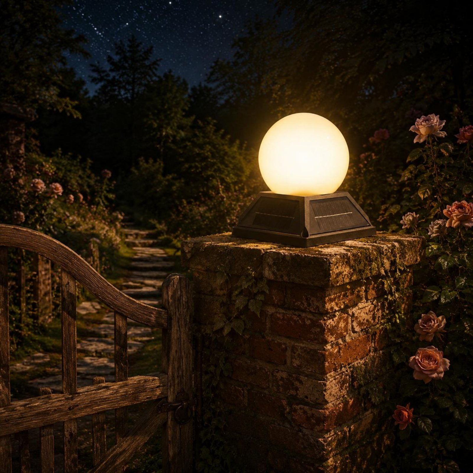 ไฟหัวเสาโซลาร์เซลล์ พร้อมรีโมท - Outdoor Lighting Wireless บทวิจารณ์และราคา